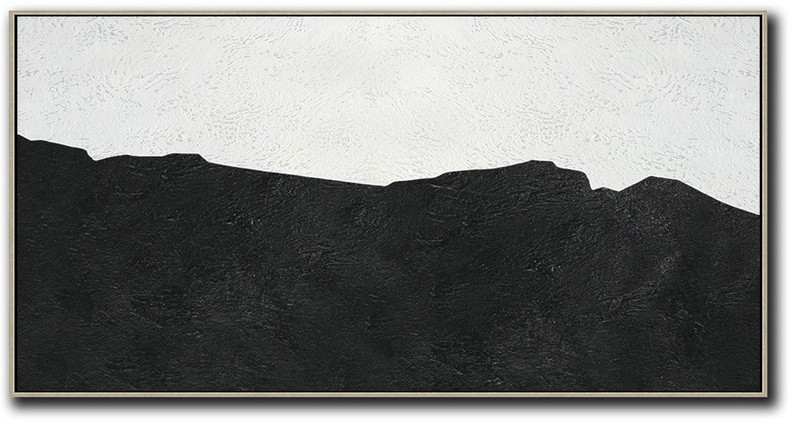 Abstract Painting Modern Art,Oversized Horizontal Minimal Art On Canvas - Abstract Art On Canvas, Modern Art